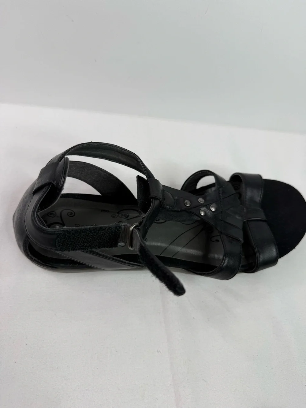 Baretraps Ryen Black Gladiator Style Fisherman Sandal Size 10